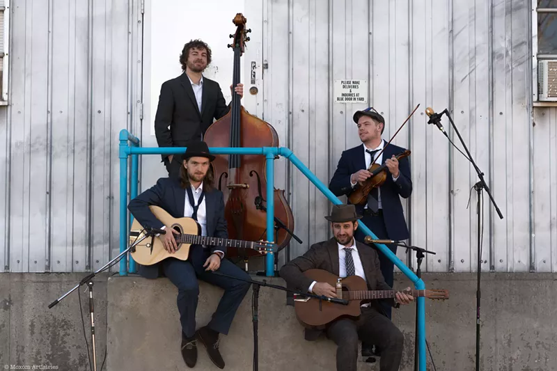 Image: La Pompe Jazz celebrates the release of its new EP at Dazzle on Wednesday.
