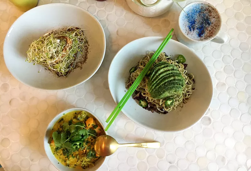 Image: Lacuna's plant-based menu is available for breakfast and lunch.