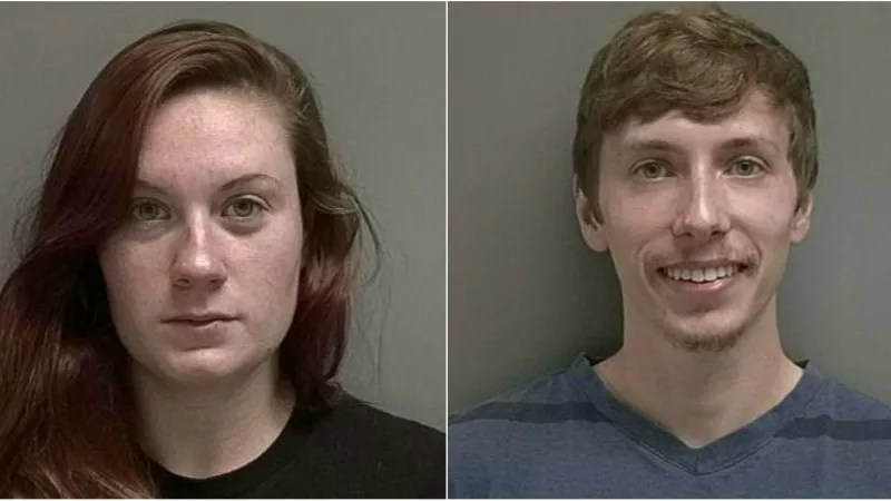 Image: Allison Marcus and Richard Miller, as seen in their Eagle County Sheriff's Office booking photos.