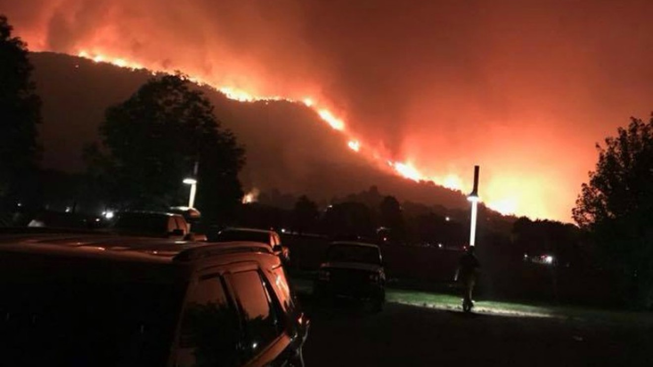 The Facebook caption on this photo reads: "Due to fire activity on Highway 82, a second evacuation shelter has been opened at Roaring Fork High School in Carbondale (2270 Hwy 133, Carbondale, CO 81623). Missouri Heights residents should evacuate utilizing Fender Lane to Catherine's Store Road."