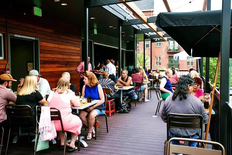 Image: The original location got a second-floor patio a few years ago.