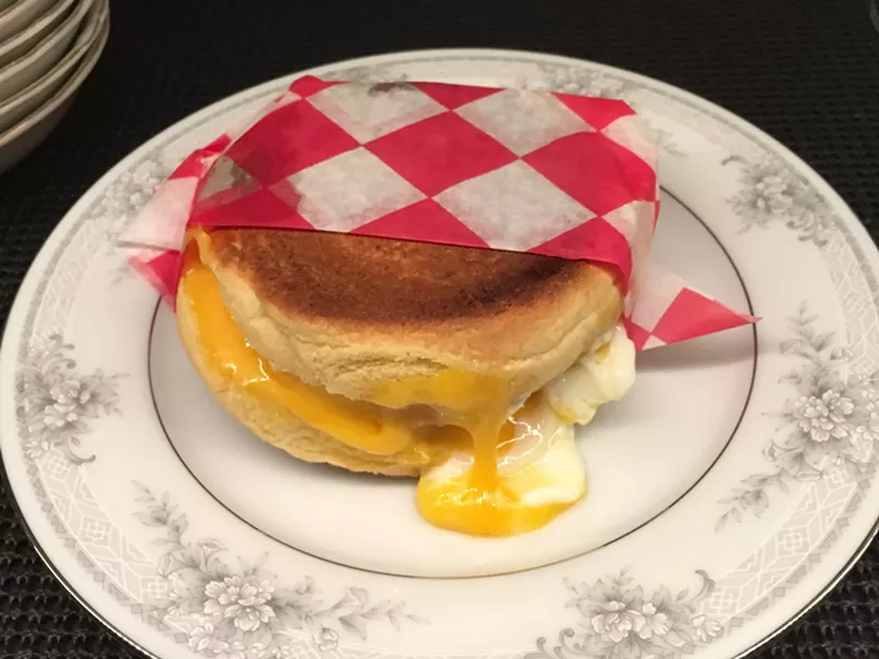 Image: Sometimes a breakfast sandwich becomes more valuable as a late-night snack.