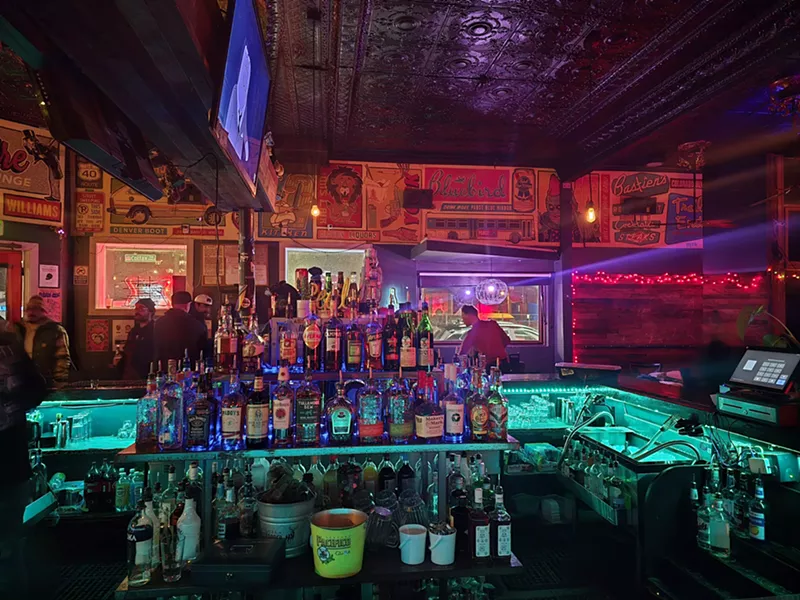 Image: a stocked bar