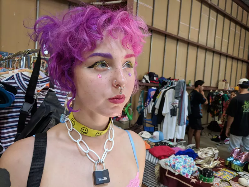 Image: Lauren Ericks spotted at the second ThriftCon on August 12.