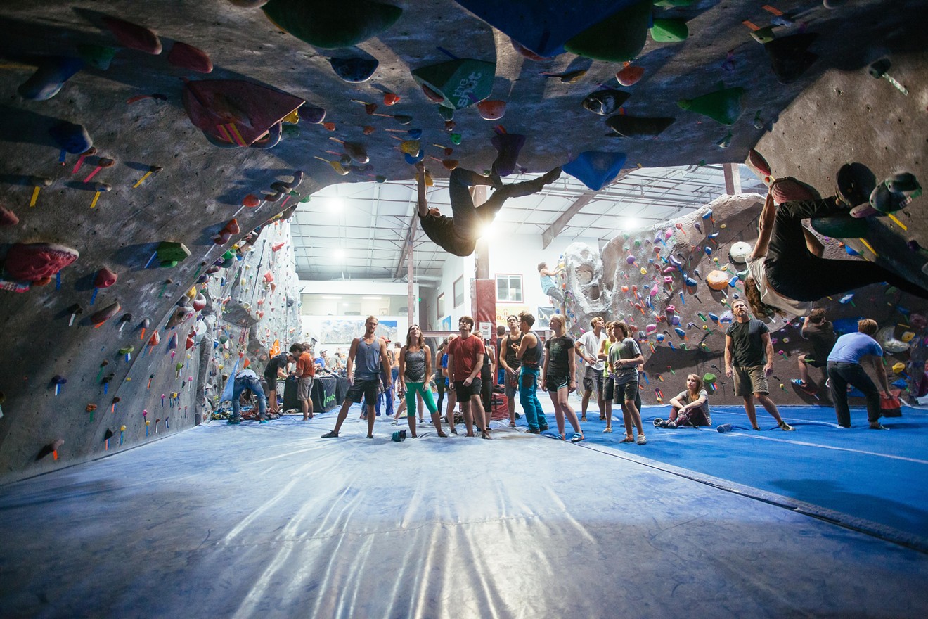 The Spot's infamous "Dojo" is one of the longest, steepest training caves around.