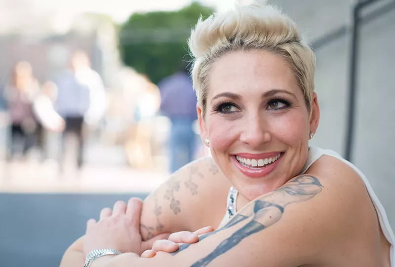 Image: Frankie Bashan, of Little Gay Book, runs online dating events for lesbian and bisexual women nationwide.