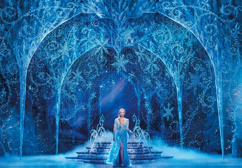 Elsa's ice dress alone contains over 10,000 stones and takes 42 days to bead.