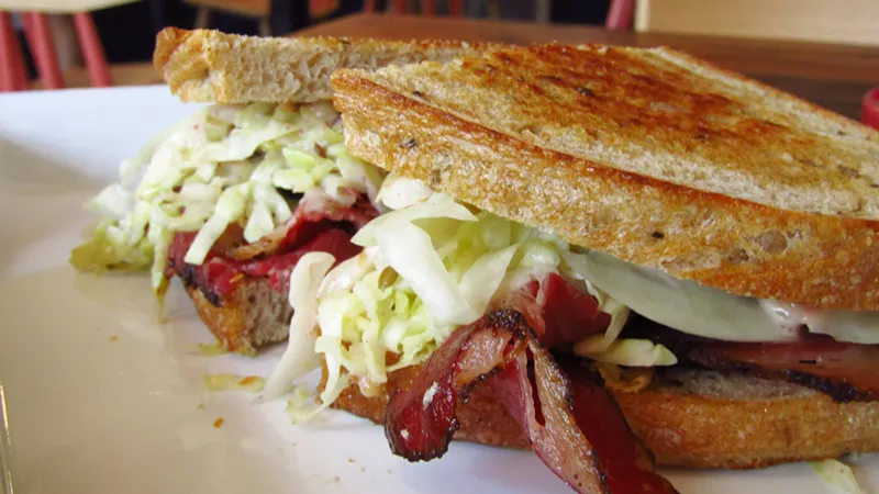 Image: Leven's pastrami sandwich is a much-needed addition to the Golden Triangle.