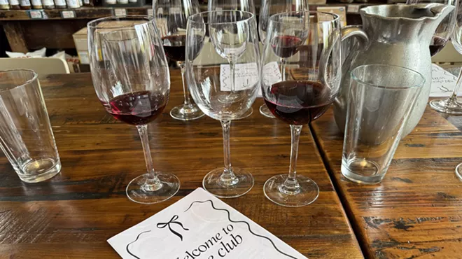 wine glasses and paper