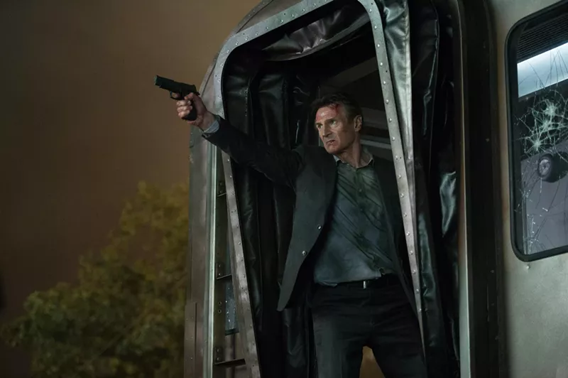 Image: Liam Neeson plays Michael MacCauley, an ex-cop who loses his job as an insurance salesman in New York City before his usually routine mass-transit ride turns into a potential payday, in The Commuter.