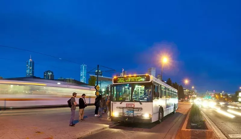 Image: Although light rail's been around for thirty years, it has yet to extend through RTD's entire system.