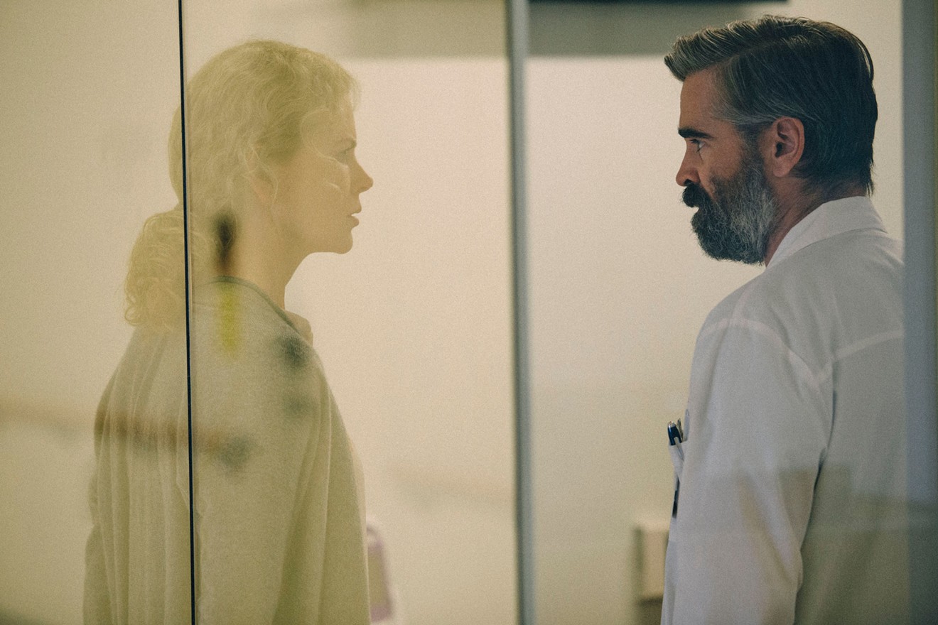 Colin Farrell (right) plays brilliant heart surgeon Stephen Murphy,  who might have to make a sacrifice in order to save his wife (Nicole Kidman) or other family members in Yorgos Lanthimos’ The Killing of a Sacred Deer.