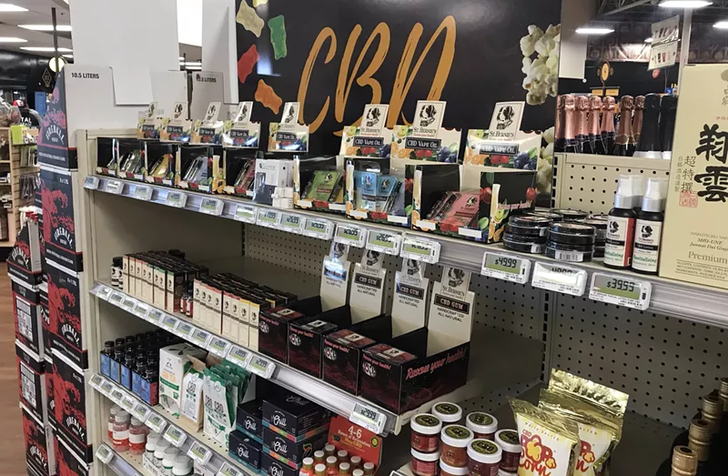 Image: You can now find CBD right next to the sake at Total Beverage.