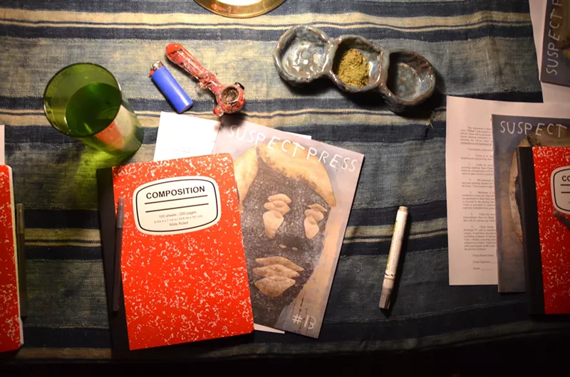 Image: An evening at Lit on Lit, aka the stoned poets' society.