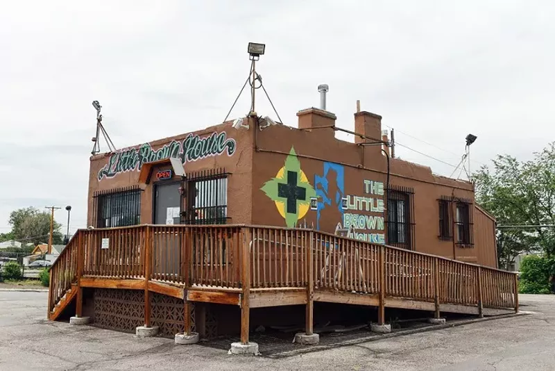 Image: Little Brown House dispensary was one of the first dispensaries on South Broadway.