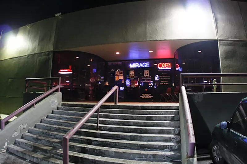 Image: The Mirage looks like a club or a casino, but it's an expansive neighborhood bar for gamblers and bar-game lovers.