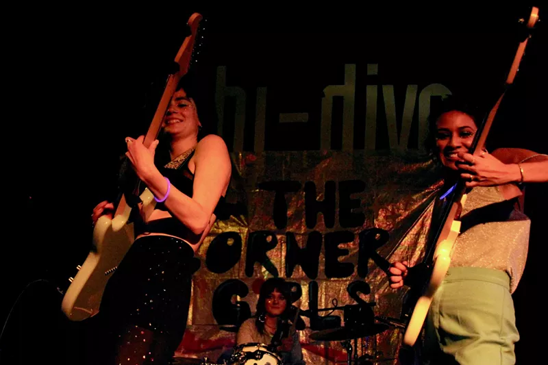 Image: Denver pastel-punk band the Corner Girls played their final show at the hi-dive in February 2020.
