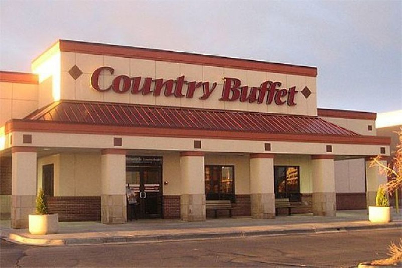 End of the line for this Country Buffet.