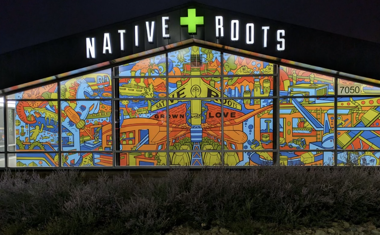 Local Artist Joe Palec Unveils Mural at Native Roots Dispensary