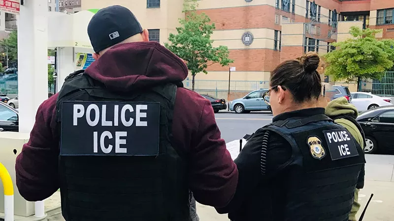 Image: ICE's arrest numbers in Colorado and Wyoming dropped in fiscal year 2020.