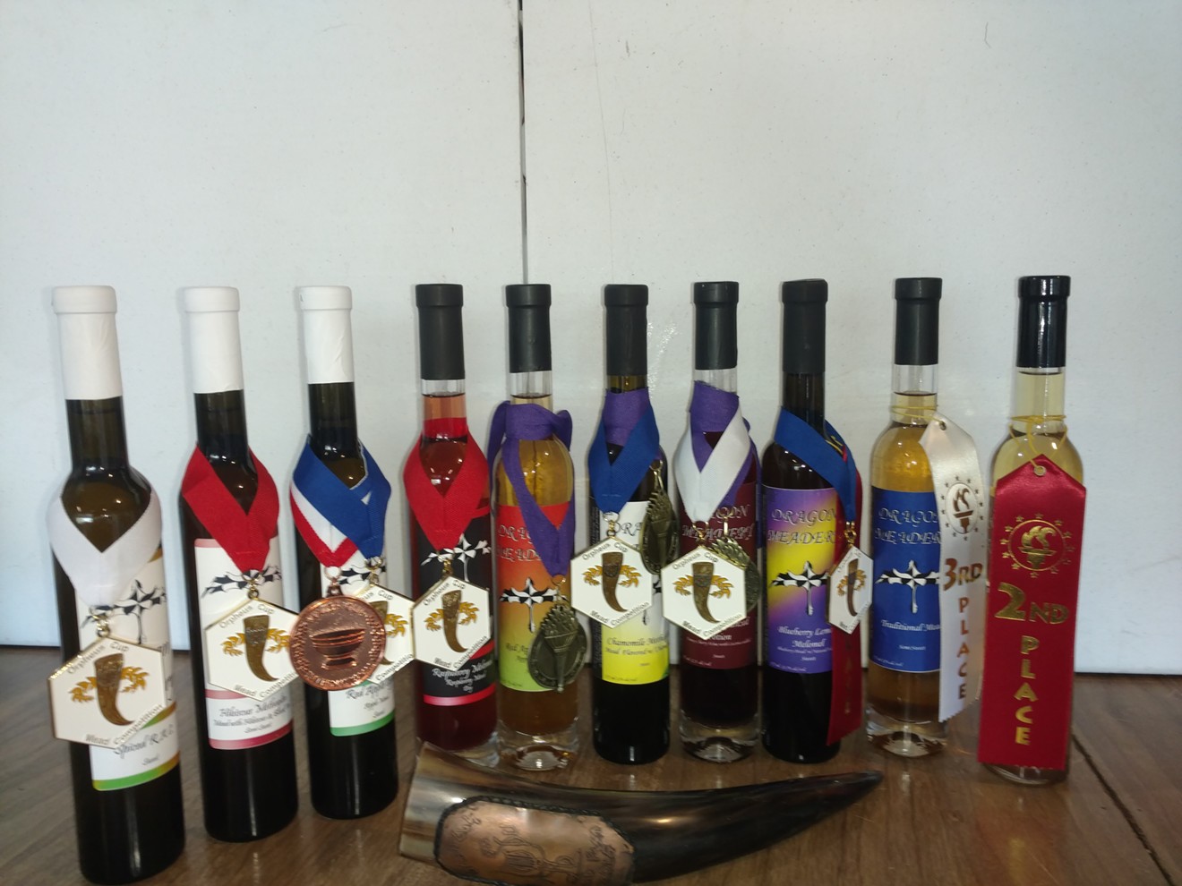 Most of the meads produced at Dragon Meadery have won multiple international awards.