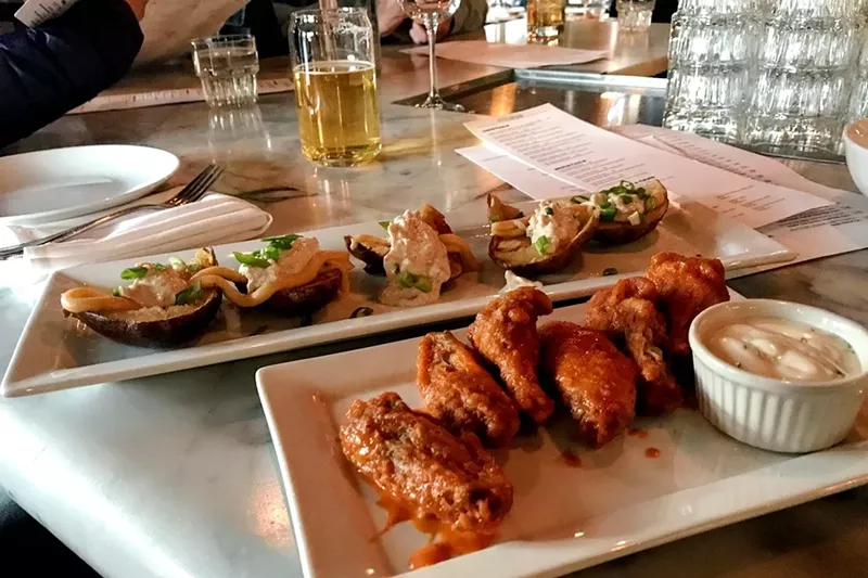 Image: The wings are a no-go, but the rest of LoHi SteakBar's happy-hour menu does the job.