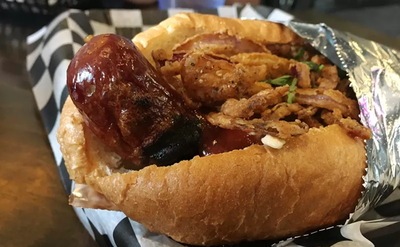 Image: Guest Chefs Design Dogs at Biker Jim's