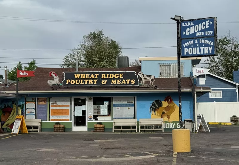 Image: The building housing Wheat Ridge Poultry and Meats sits on the corner of 29th and Depew in Wheat Ridge