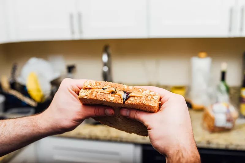Image: Weed-nut butter and jelly sandwich, anyone?