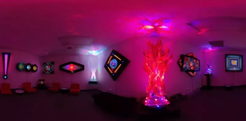Image: Lumonics Gallery and Performance Space on 73rd and Washington...for now.