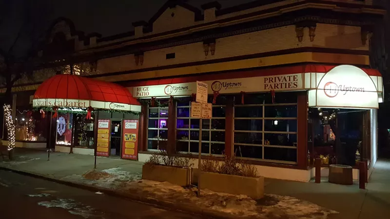 Image: Normally well lit for Drag Queen Bingo on a Tuesday, M Uptown was closed and cold on January 3.