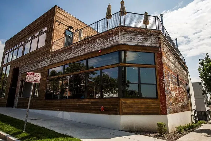 Image: exterior of a brick building