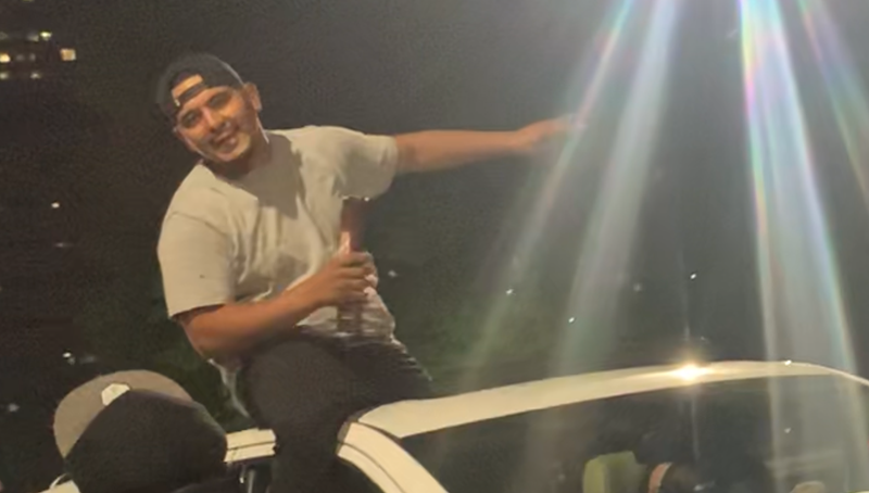 Image: While his alleged gunshots led to a serious federal charge, Felix Missael Alva also launched a firework at the Capitol on June 1.