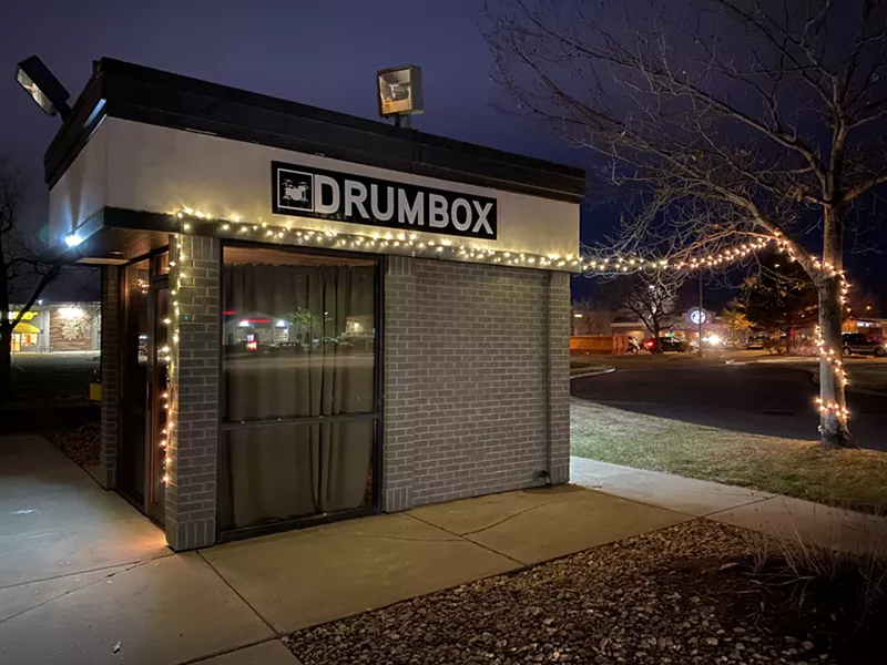 Image: Once a walk-in ATM, now a drummer's paradise.