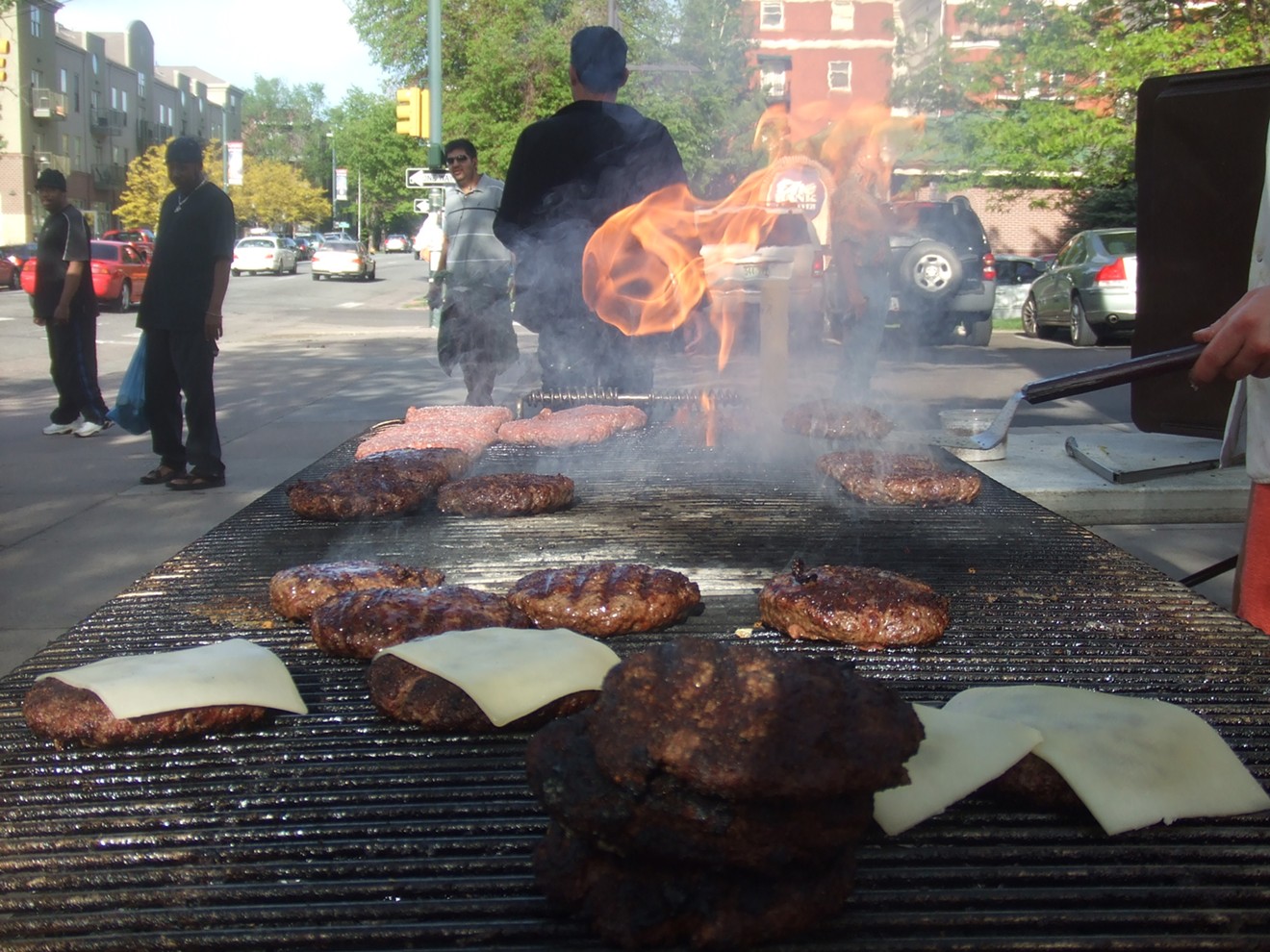 The parking lots at the two Marczyk locations will soon be perfumed with grilling burgers.
