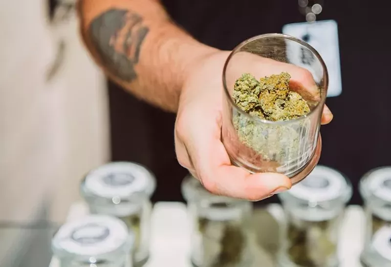 Image: After a huge close to 2020, marijuana sales are starting to fall back to Earth.