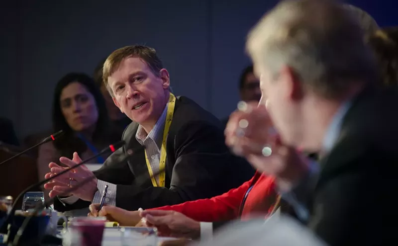 Image: Governor John Hickenlooper talks Colorado marijuana law.