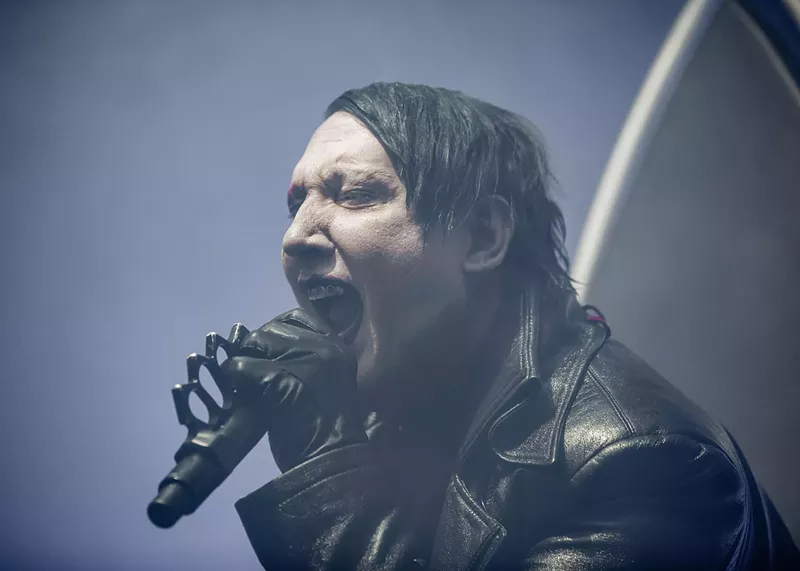 Image: Marilyn Manson performed at the Fillmore Auditorium on January 20, 2018.