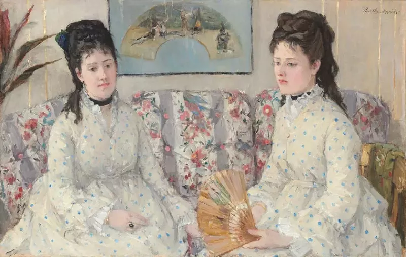 Image: "The Sisters," 1869. Oil on canvas; 20-1/2 x 32 in. National Gallery of Art, Washington D.C., Gift of Mrs. Charles S. Carstairs, 1952.9.2. Courtesy American Federation of Arts