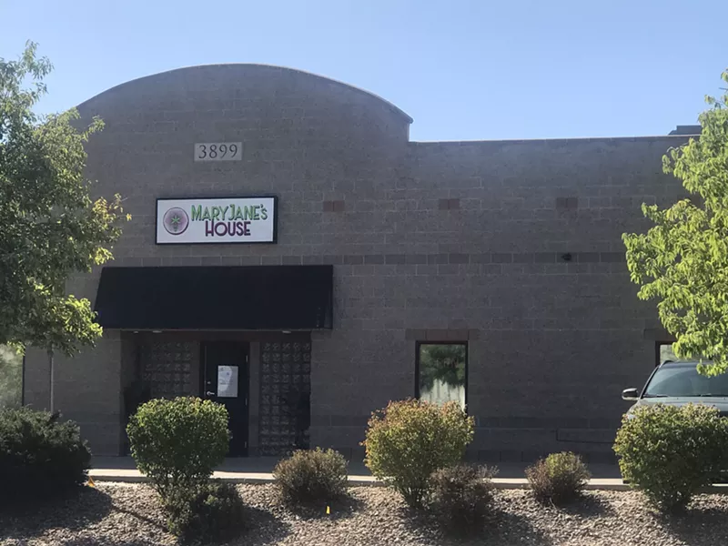 Image: Mary Jane's House is the third dispensary located at 3899 Quentin Street.