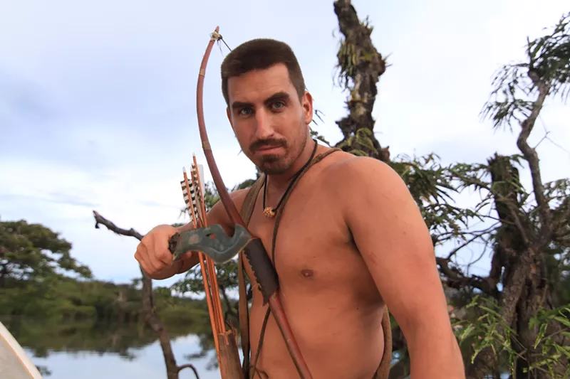 Image: Matt Wright, naked and not afraid.