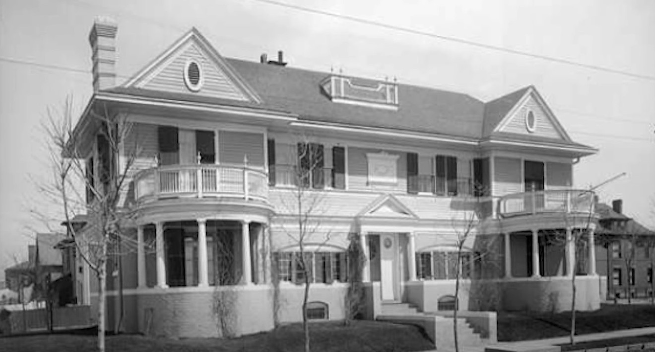 The Henry Treat Rogers Mansion was at 1739 East 13th Avenue.