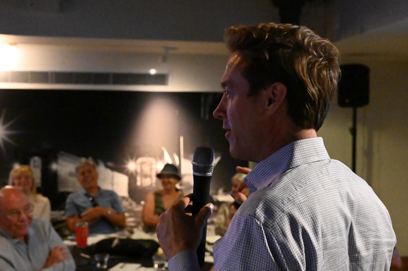 Mayor Mike Johnston shared his ideas for improving downtown Denver during a Community Conversation on Thursday, August 1.