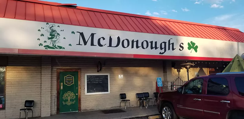 Image: McDonough's looks unassuming but is full of good deals and good times.