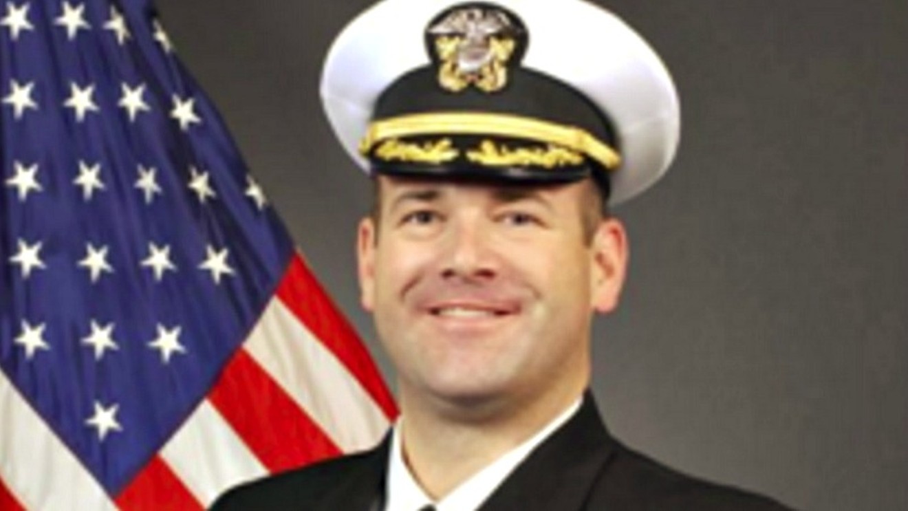 Stephen Shedd during his days as a lieutenant commander for the U.S. Navy.