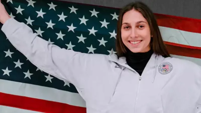 Image: Anastasjia Zolotic, fifteen, is one of the youngest Colorado Olympians.