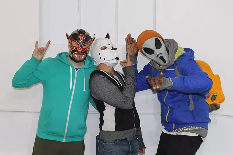Image: The trio behind Secret Dog: An Hobbes, Aethernaut, and Felix Fast4Ward.