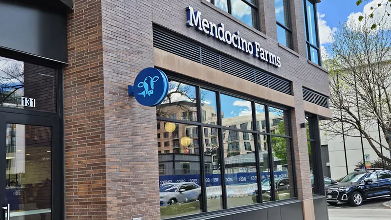Image: outside of restaurant with big windows
