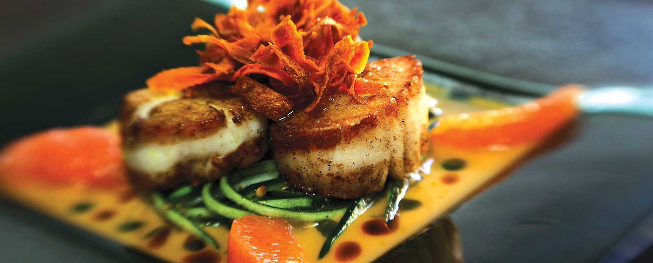 Restaurant Week menus are in, so you can find out who's serving this exquisite scallop dish.