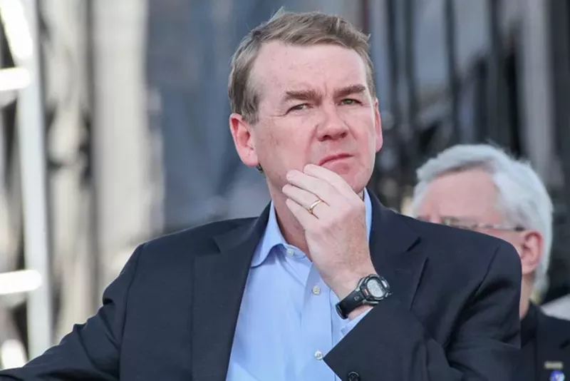 Image: Despite his cancer diagnosis, Michael Bennet still plans to run for president.